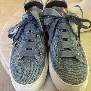 AGL Blue Lace Women's Sneakers